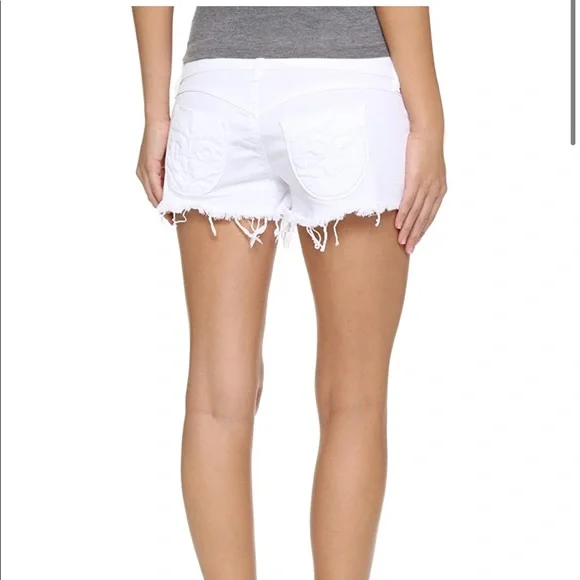 NWOT Black Siwy Camilla Denim Jean Cut Off Short Shorts